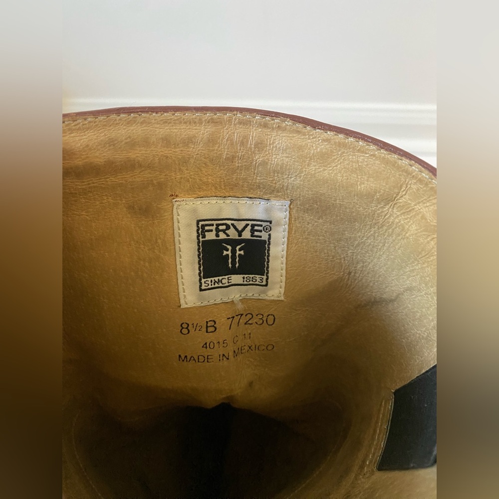Frye “Jean” Brown Leather Boots - Picture 7 of 11